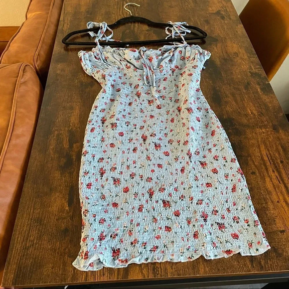 O.Vianca floral print all over smocked dress - Picture 3 of 15